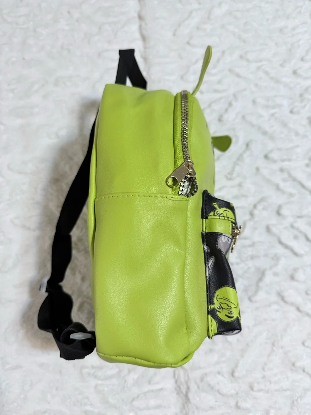 Dreamworks Shrek Bright Green and Black Kids Backpack